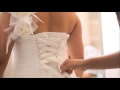 Como cerrar un corset de novia