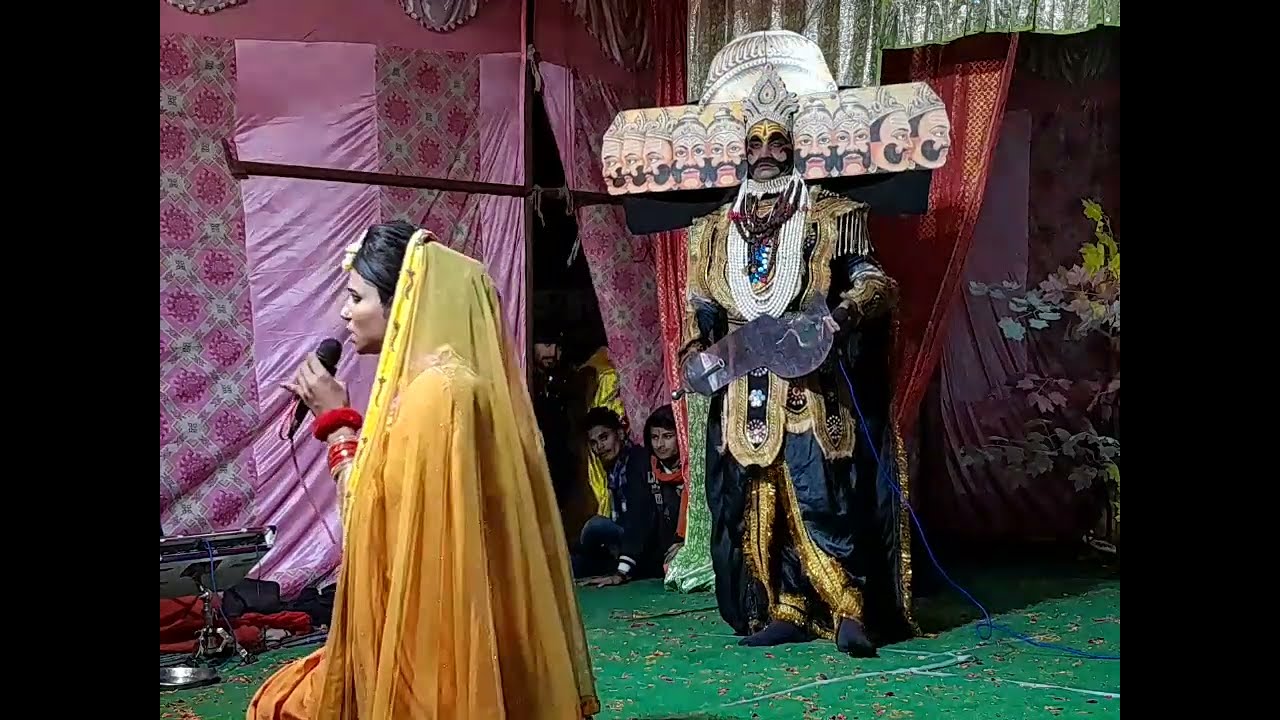 ऐसी लीला देखकर आपकी आंखों में आंसू निकलने लगेगे  सनी द्विवेदी द्वारा शानदार सीता जी का अभिनय