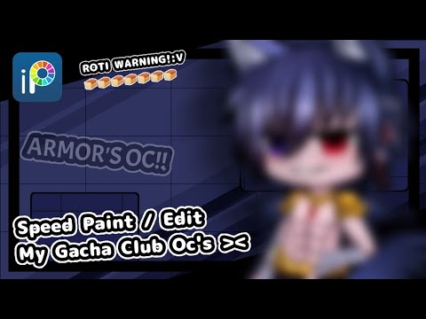 - SPEED PAINT / EDIT ROY'S SINGLE BLUE WOLF (ARMOR'S OC) || GACHA CLUB X IBIS PAINT [🍞 WARN!] FAIL
