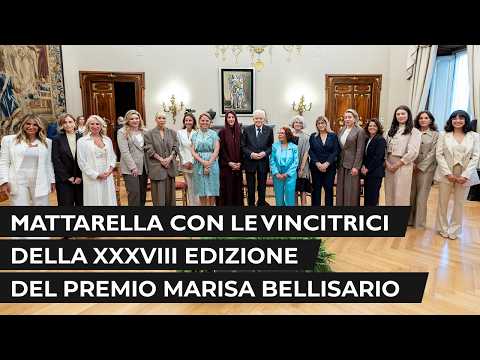 Video Mattarella riceve le vincitrici della XXXVIII edizione del Premio Marisa Bellisario