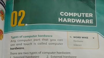 Unit 2 computer hardware || fourth edition || class 2 