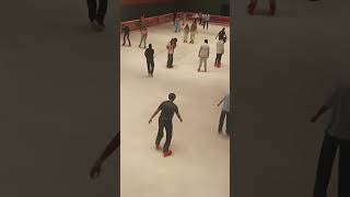 Ice skating at Ambience mall, Gurgaon
