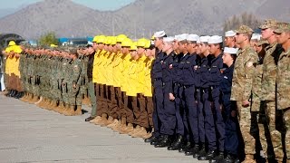 Homenaje a las FF.AA. y civiles por rol en incendios forestales
