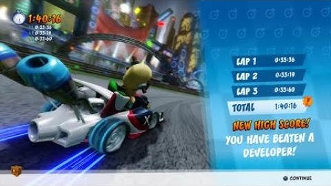 CTR Nitro Fueled - [Slide Coliseum] Dev Ghost With Drift Engine