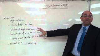 Deriving a Formula for the Average Waiting Time under Idealised Conditions (a), 5/4/2016