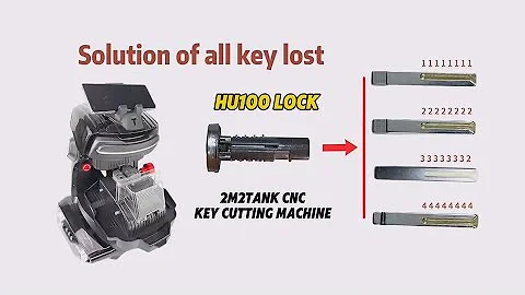 2M2 TANK2 PRO Solution of All Key Lost: HU100 Lock