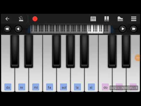 Not Angka Shalawat Ya Rasulullah Versi Piano, Pianika