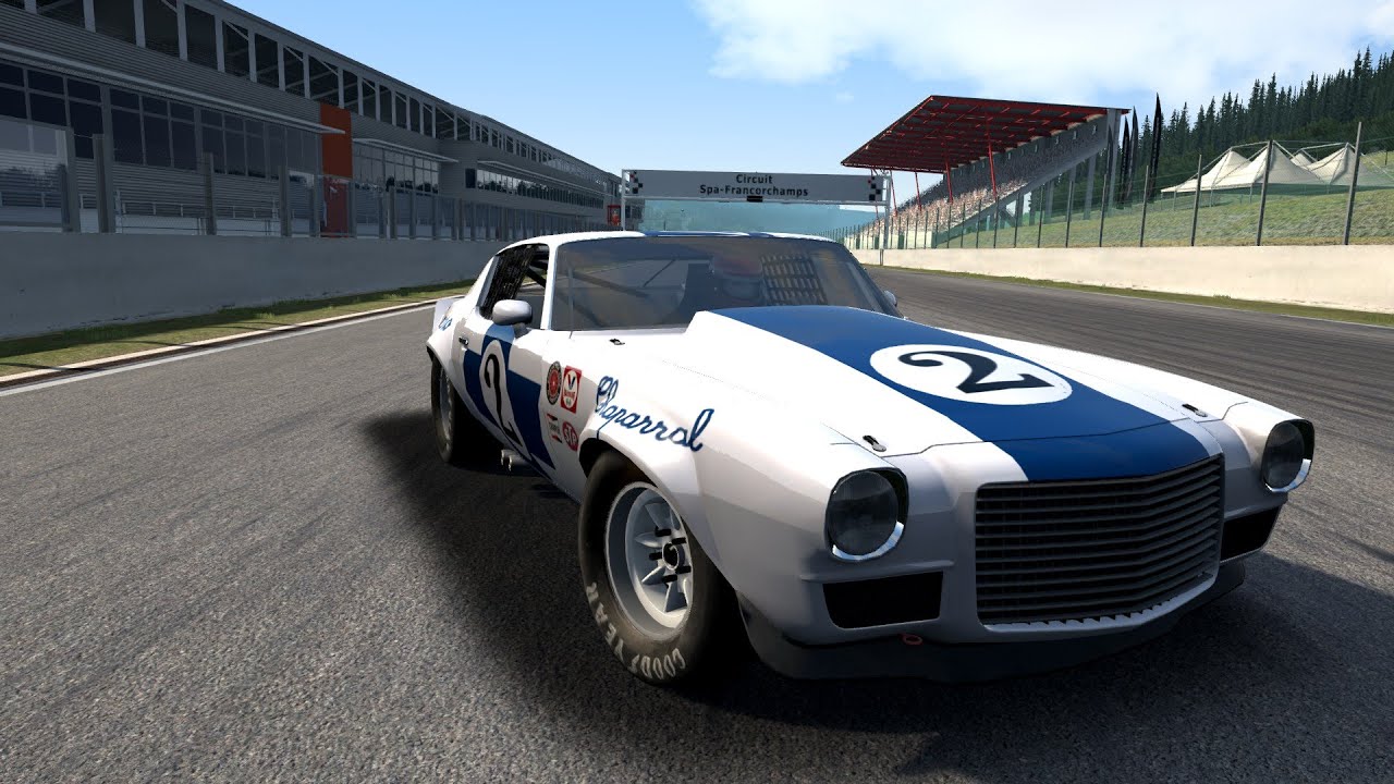 Assetto Corsa - Chevrolet Camaro 1970 + DOWNLOAD - YouTube