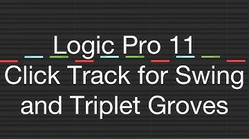 How To Create A Click Track for Swing & Triplet Groves Logic Pro 11 #logicpro11 #swing