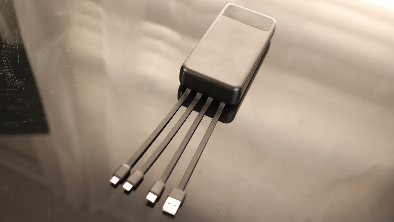 Портативное зарядное устройство OHOVIV, внешний аккумулятор емкостью 50000 мА·ч со встроенными ка...