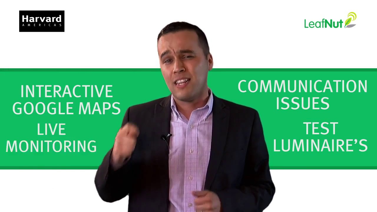 LeafNut CMS Outdoor Controls from Harvard Engineering 5G LED streetlights