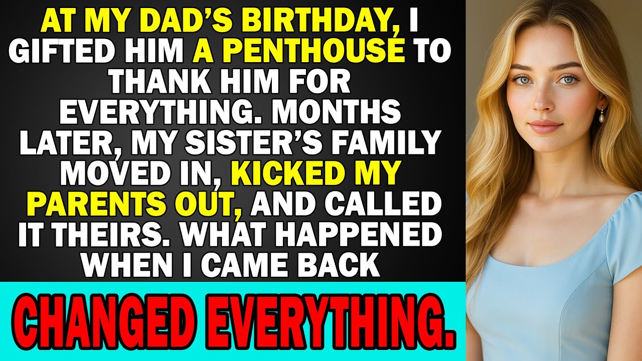 На день рождения отца я подарил ему пентхаус, а потом к нему переехала семья сестры и выгнала их.