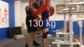 Hege Berge 130 kg knebøy @ -60 kg