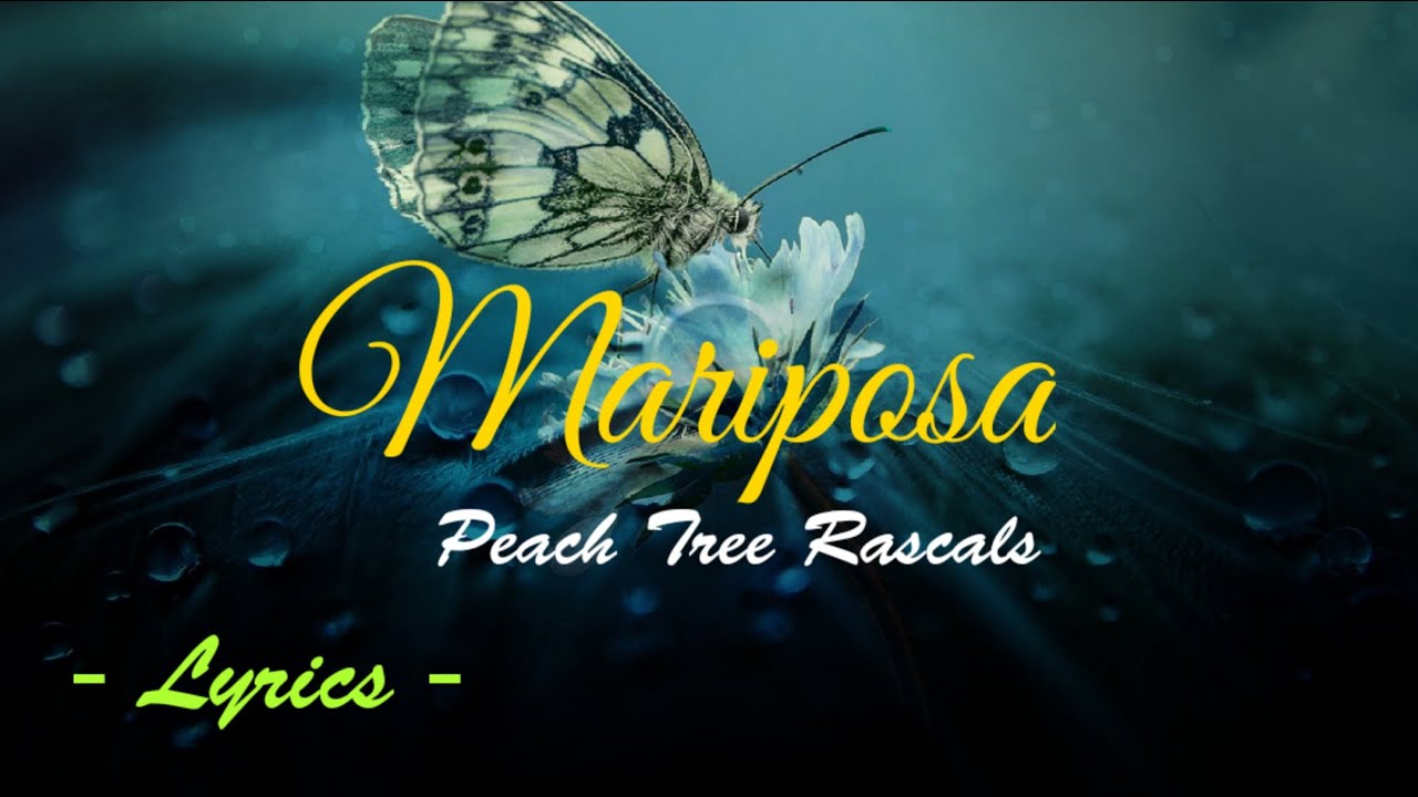 Peach Tree Rascals Mariposa (Lyrics) YouTube