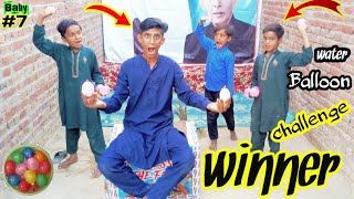 Water Balloon challenge || Five Kids Four Colors Water Balloons Challenge || Roofa vlogs official