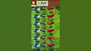 Plants vs Zombies Challenge - How Many Waves Can You Survive? #pvz #shorts