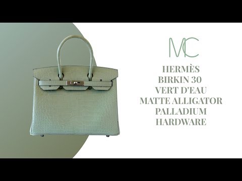 Hermes Birkin 30 Bag Mimosa Matte Alligator Gold Hardware – Mightychic