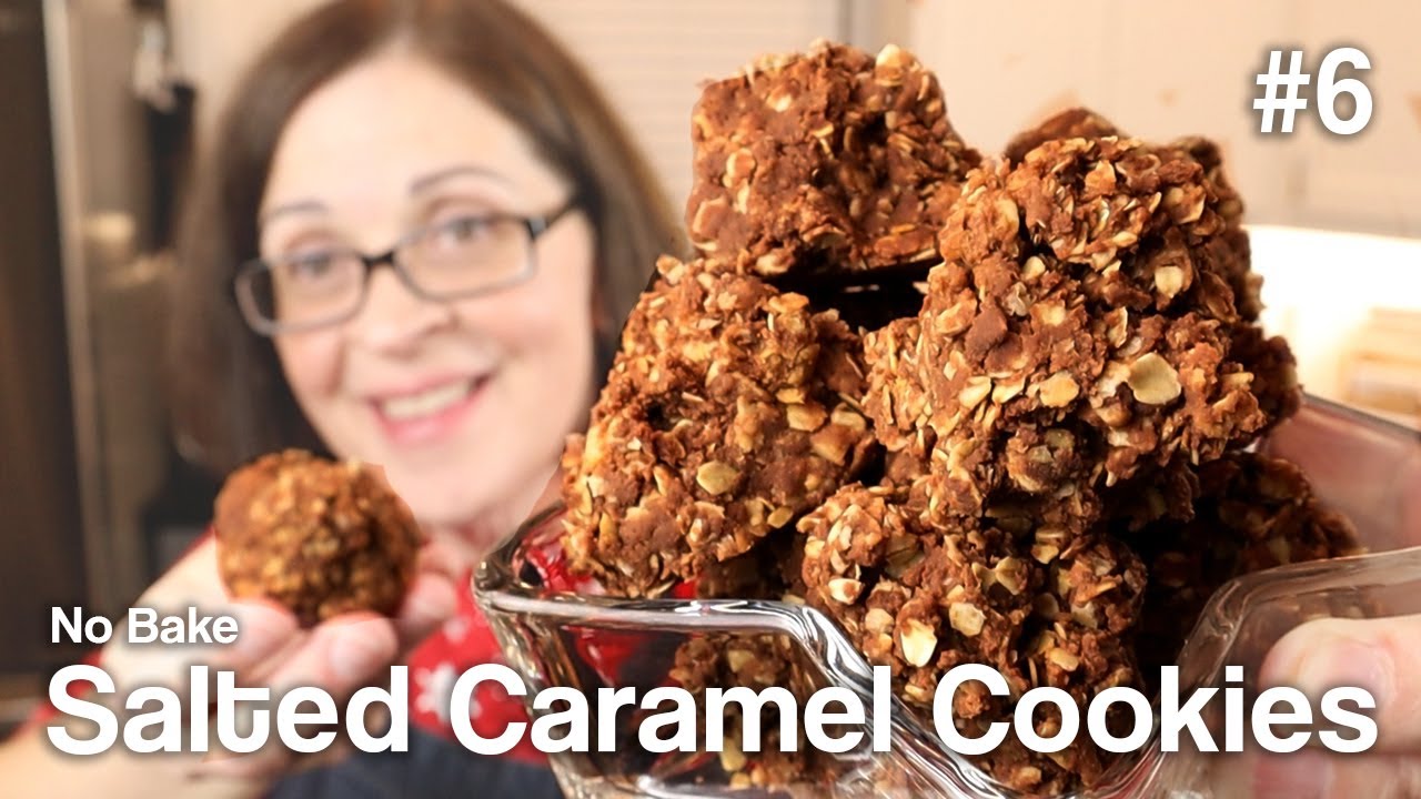 No Bake Salted Caramel Cookies | Fast & Easy Holiday ... - YouTube