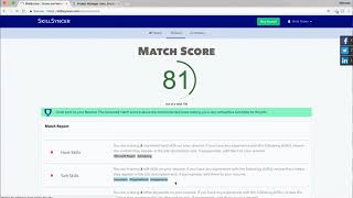 SkillSyncer | Score and Match your Resume to a Job