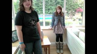 Fall Down While Just Dancing - Hannah And Anna