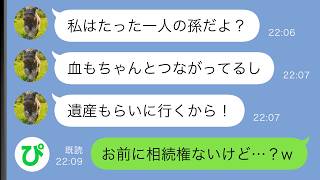【LINE】父が亡くなると元嫁の娘「遺産もらいに行くね～!」→何か勘違いしているようなので”ある真実”を教えてあげると…【スカッと修羅場】