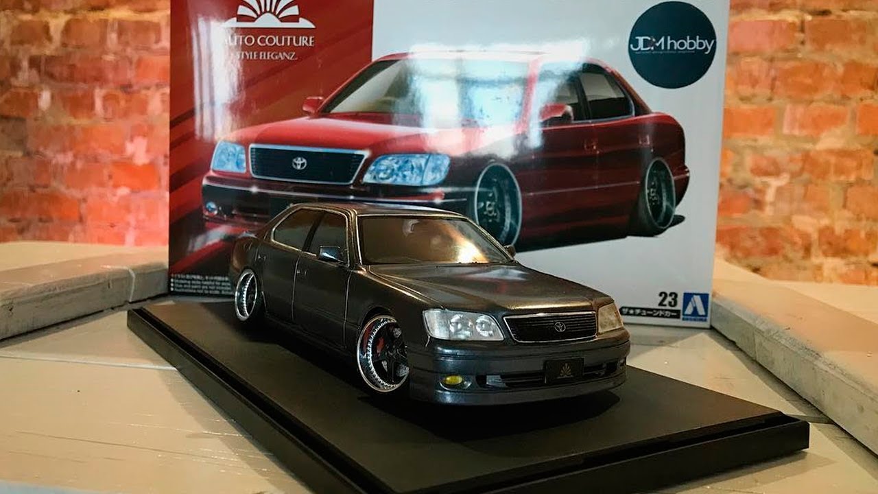 Обзор набора Aoshima Toyota Celsior UCF21 1/24 - YouTube