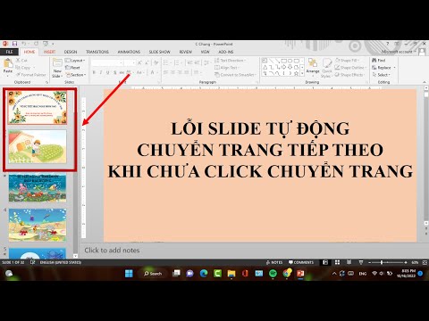 Sửa lỗi slide PowerPoint tự động chuyển trang(chuyển slide) tiếp theo khi chưa Click chuyển trang.