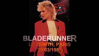 Kim Wilde - Bladerunner LIVE AUDIO RECORDING [29/03/1985]