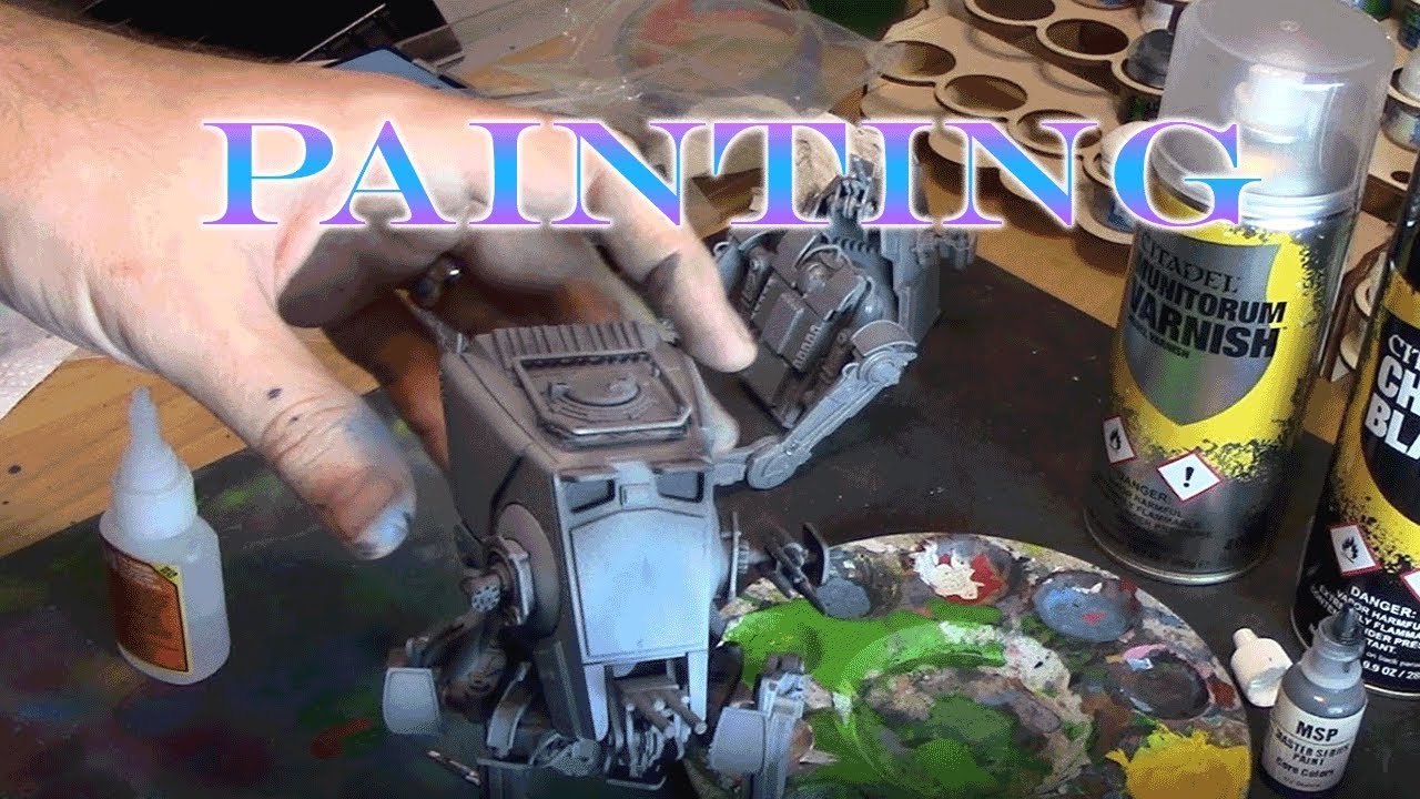 Painting an AT-ST from Legion