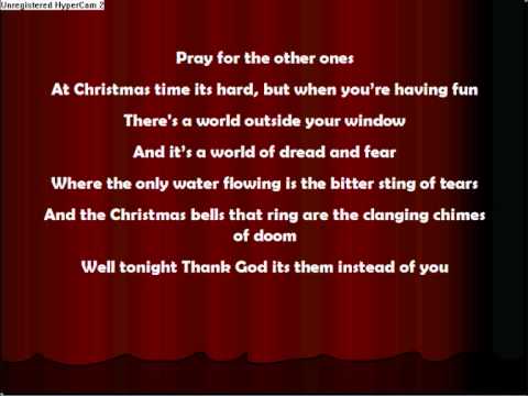 Band Aid  Let Them Know Its Christmas Time (Lyrics)  YouTube