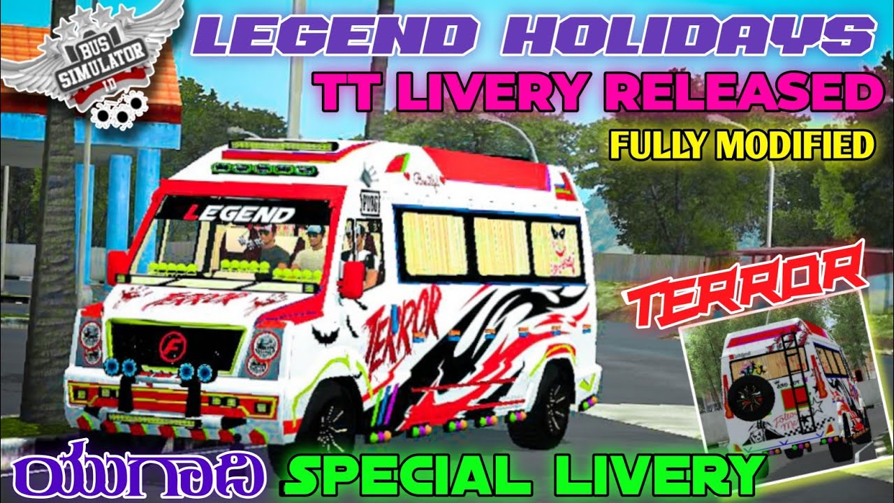 Tt Bus Modify ⭕ MODIFIED LEGEND HOLIDAYS TT LIVERY IN BUS GAME// HOW TO DOWNLOAD TT ...