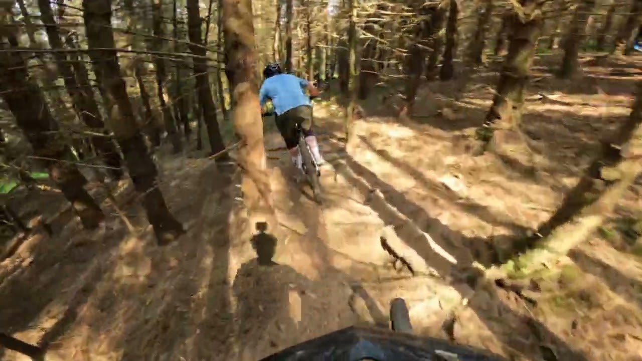 Holy Grail 🪽⚱️ Ravensdale, Irish Mountain Bike trail behind Mark Smyth.