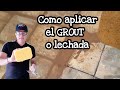 Como aplicar el grout o lechada en adoquines