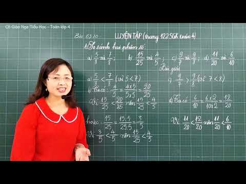 Video Toán lớp 4 : Bài 63.10. LUYỆN TẬP (trang 122 SGK toán... - YouTube