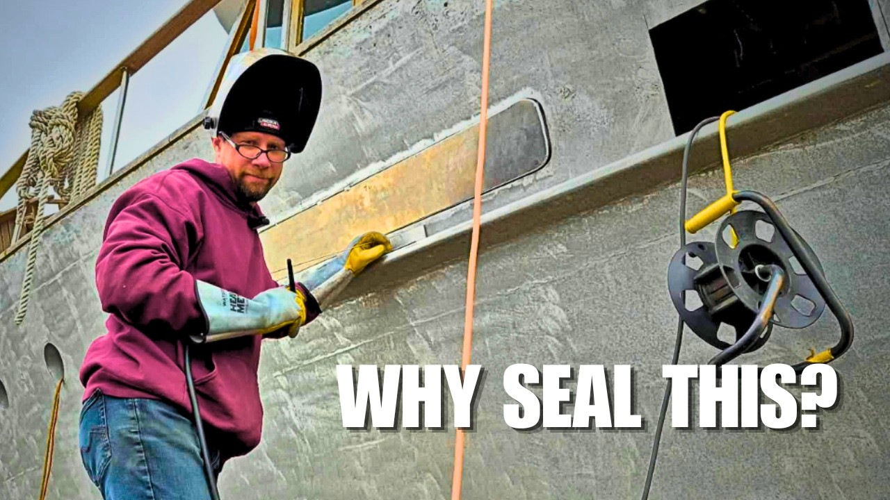 We're WELDING Every Hole We Don’t Need | Hybrid Electric Trawler