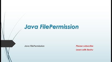 Set File permissions in java / core java tutorial