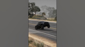 Blacked out Ram TRX did a WHEELIE right after hitting and blocking a semi truck!!