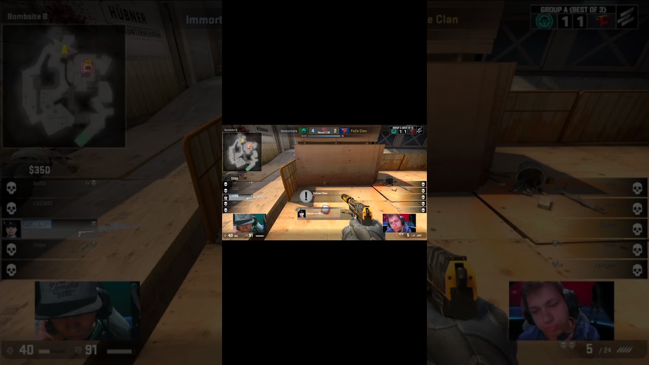 ELEAGUE Season 2 Group A  - Live -  Faze vs. Immortals  | eleaguetv