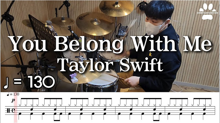 You Belong with Me Drums version - Drums performance video thumbnail