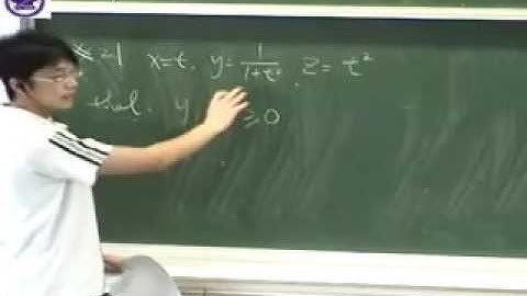 13.1 Vector Functions and Space Curves 題號：21