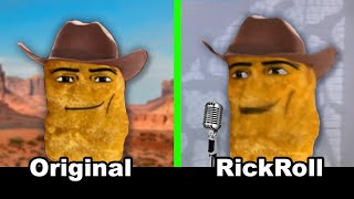 Gedagedigedagedo meme / Original VS Rickroll | Omega Nugget meme