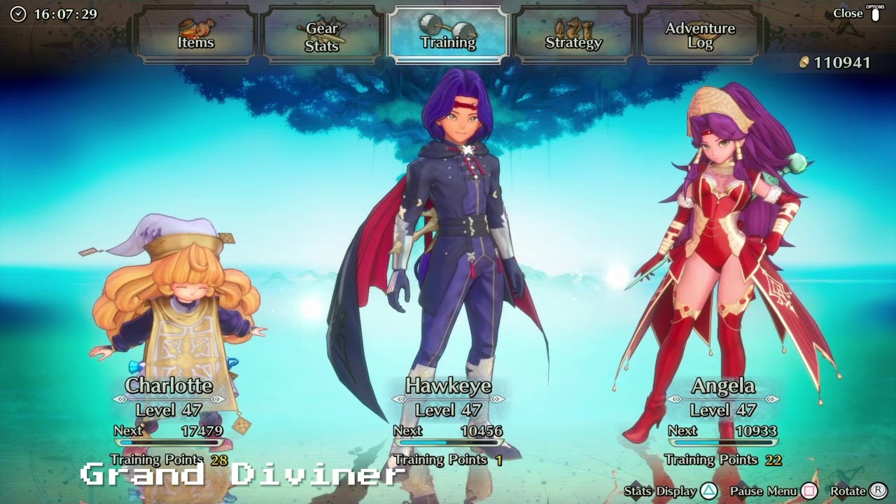 Grand Diviner / Archmage Abilities - Angela, Trials of Mana PS4