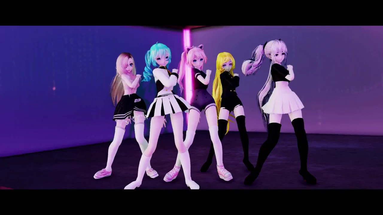 MMDMV EVERGLOW Bon Bon Chocolat x BLACKPINK DDU DU DDU DU