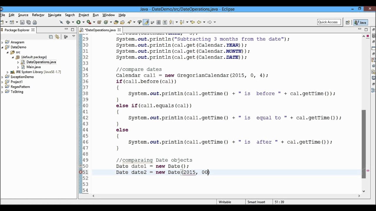 Date Operations in Java | Team MAST - YouTube