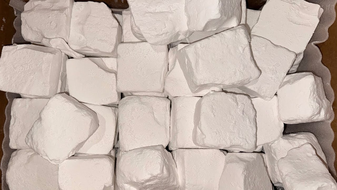 76 Fresh Gym Chalk Blocks|Mass Crush|PJ Crush|Crunchy|Soft|Floury|Oddly Satisfying|ASMR