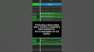Producing a Song Using ONLY STOCK PLUGINS & INSTRUMENTS! #shorts
