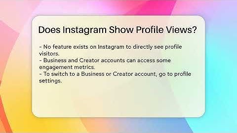 Does Instagram Show Profile Views? - Everyday-Networking