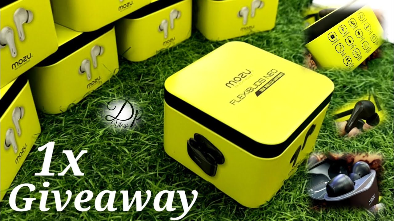 Mozu Flexibuds Neo Bluetooth TWS Giveaway Compitition | Dipesh Patel Vlogs | Gujarati