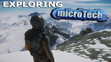 Star Citizen 3.8 PTU | Exploring microTech and New Babbage