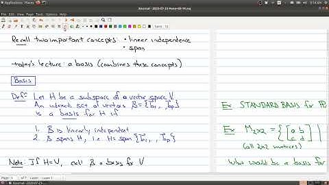 Math 1B03 (2020-2021) Lecture 22 Part 1